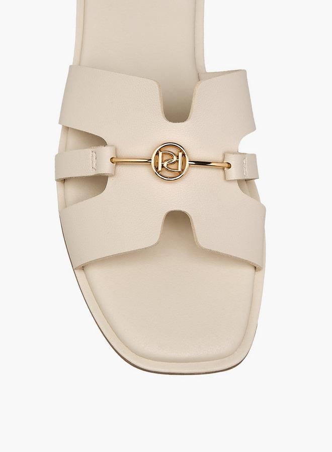 Paprika Women Metal Accent Flat Sandals - Image 4